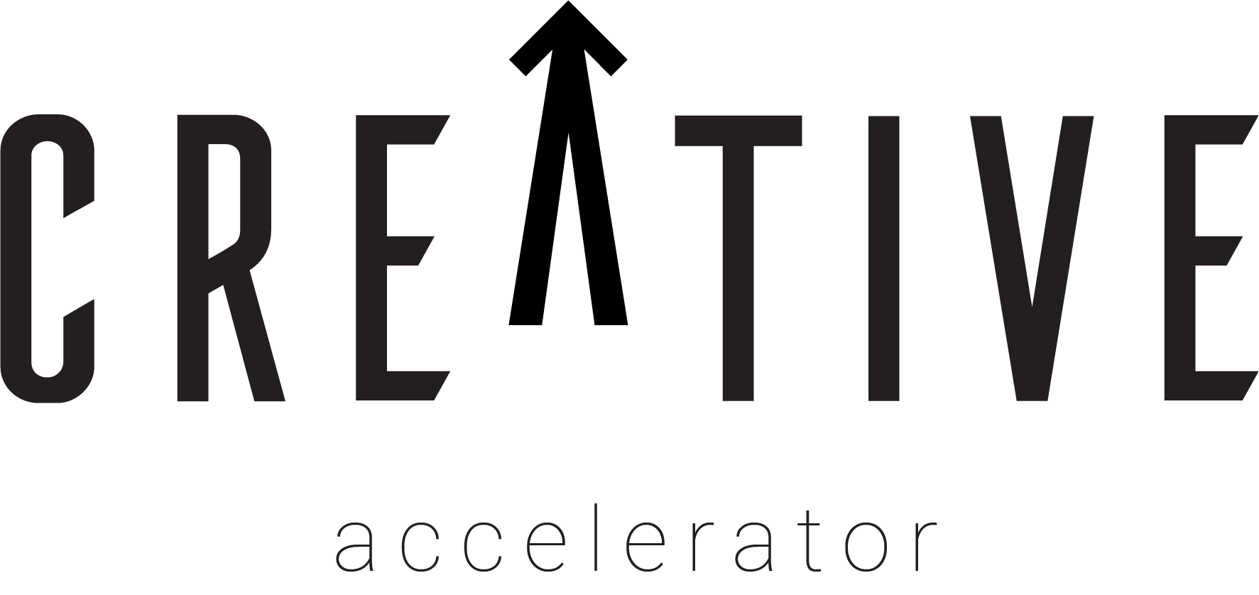 Logotipo Creative Accelerator, aceleradora de Startups de Moda.